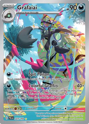 Grafaiai 223/193  - Holofoil SV02 Paldea Evolved - Illustration Rare