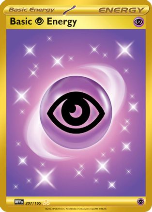 Basic Psychic Energy 207/165  - Holofoil SV Scarlet & Violet 151 - Hyper Rare