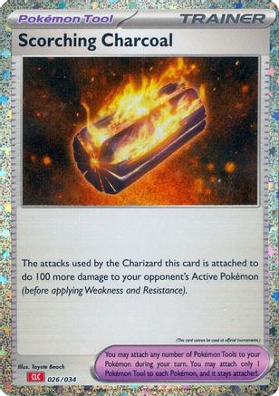 Scorching Charcoal 026/034  - Holofoil Trading Card Game Classic - Classic Collection