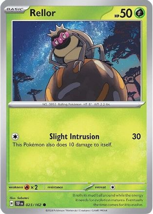 Rellor 023/162  - Reverse Holofoil SV05 Temporal Forces - Common