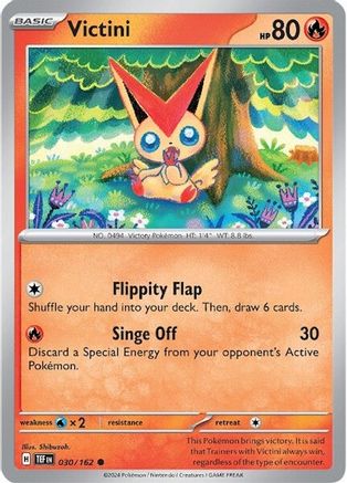 Victini 030/162  - Reverse Holofoil SV05 Temporal Forces - Common