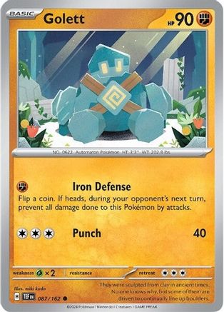 Golett 087/162  - Reverse Holofoil SV05 Temporal Forces - Common