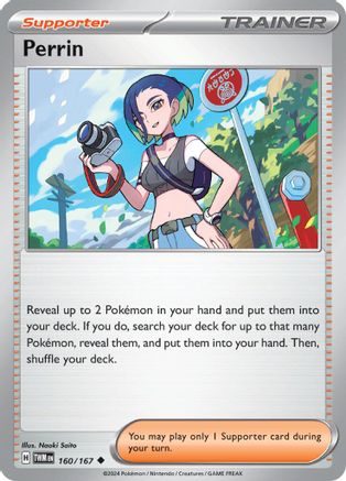 Perrin 160/167  - Reverse Holofoil SV06 Twilight Masquerade - Uncommon