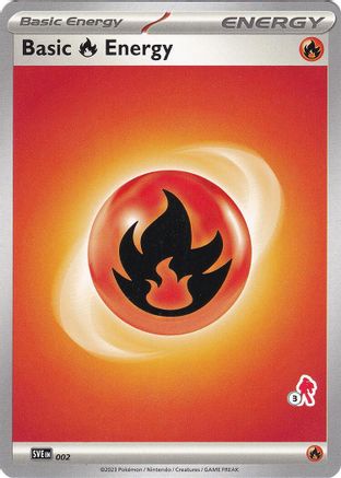 Basic Fire Energy - Armarouge 3  Battle Academy 2024 - Unconfirmed
