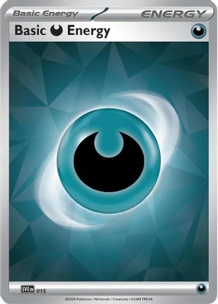 Basic Darkness Energy 015  - Holofoil SV07 Stellar Crown - Common