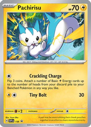 Pachirisu 158  - Holofoil SV Scarlet & Violet Promo Cards - Promo