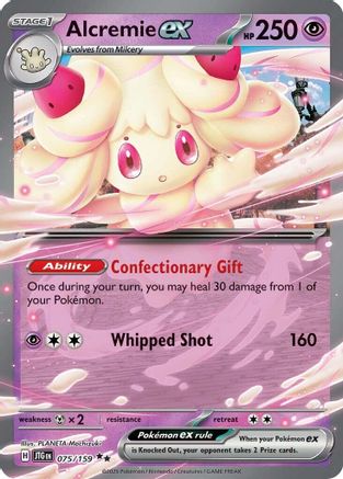 Alcremie ex 075/159  - Holofoil SV09 Journey Together - Double Rare