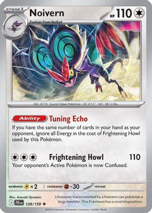 Noivern 128/159  - Holofoil SV09 Journey Together - Rare