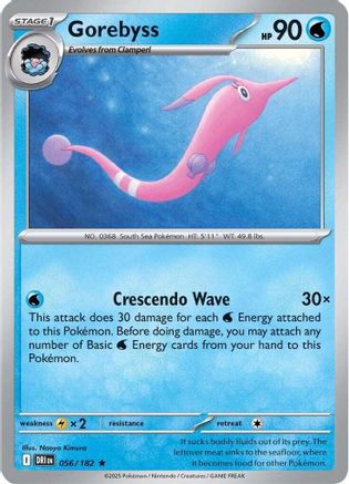 Gorebyss 056  - Reverse Holofoil SV10 Destined Rivals - Rare