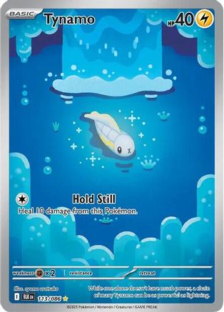 Tynamo 117/086  - Holofoil SV Black Bolt - Illustration Rare