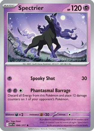 Spectrier 098  - Reverse Holofoil ME Ascended Heroes - Rare