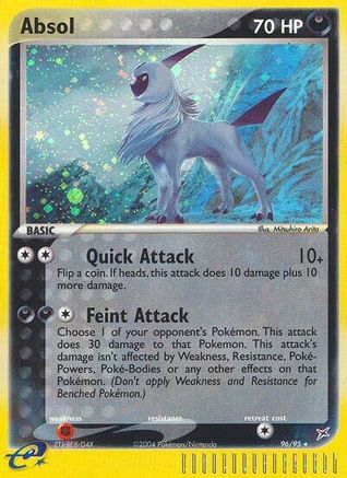 Absol 096  - Holofoil Team Magma vs Team Aqua - Secret Rare