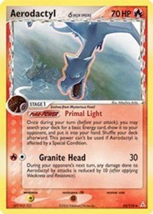 Aerodactyl (Delta Species) 035/110  - Reverse Holofoil Holon Phantoms - Uncommon