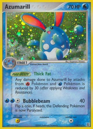 Azumarill  - Holofoil Delta Species - Secret Rare