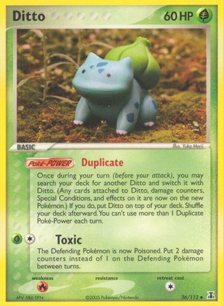 Ditto (Bulbasaur)/113  Delta Species - Uncommon