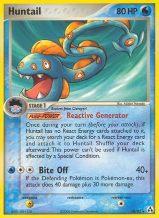 Huntail  - Reverse Holofoil Legend Maker - Rare