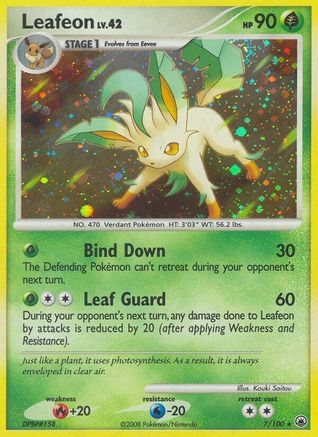 Leafeon (7) 007  - Holofoil Majestic Dawn - Holo Rare