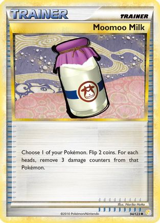 Moomoo Milk 094  HeartGold SoulSilver - Uncommon