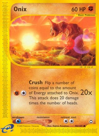 Onix 098/147  Aquapolis - Common