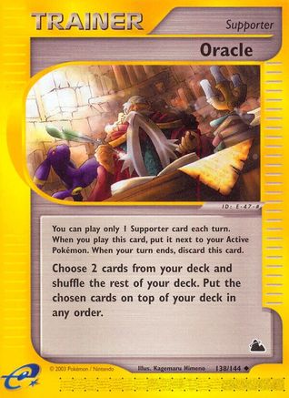 Oracle 138  - Reverse Holofoil Skyridge - Uncommon