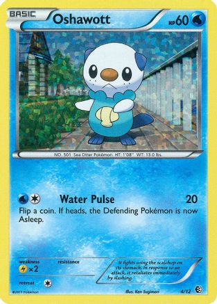 Oshawott 004/12  - Holofoil McDonalds Promos 2011 - Promo