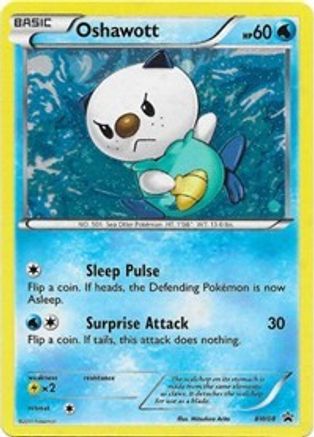 Oshawott BW08  - Holofoil Black and White Promos - Promo