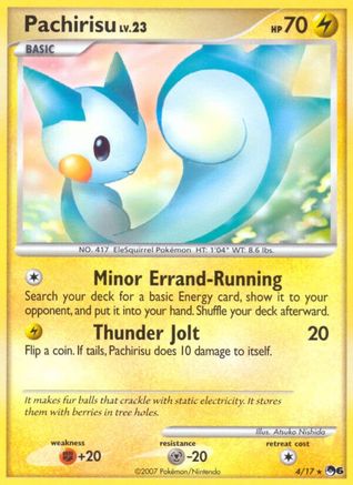 Pachirisu 004/017  POP Series 6 - Rare