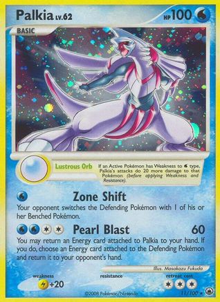 Palkia 011  - Reverse Holofoil Majestic Dawn - Holo Rare