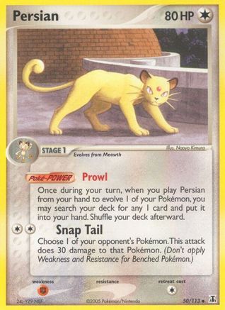 Persian  - Reverse Holofoil Delta Species - Uncommon