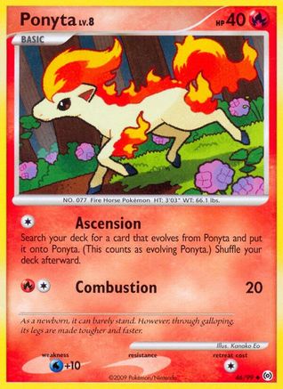 Ponyta (46) (46) 046  - Reverse Holofoil Arceus - Uncommon