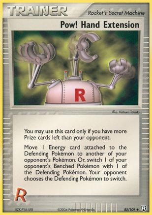 Pow! Hand Extension  Team Rocket Returns - Uncommon
