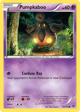 Pumpkaboo  - Reverse Holofoil XY Base Set - Common