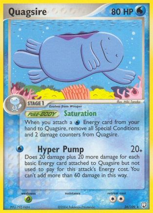 Quagsire  - Reverse Holofoil Team Rocket Returns - Rare