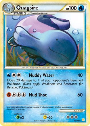 Quagsire  - Reverse Holofoil HeartGold SoulSilver - Holo Rare