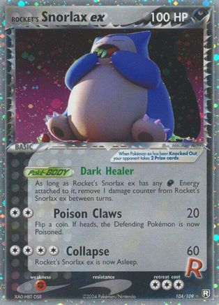Rocket's Snorlax ex  - Holofoil Team Rocket Returns - Ultra Rare