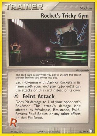 Rocket's Tricky Gym  - Reverse Holofoil Team Rocket Returns - Uncommon