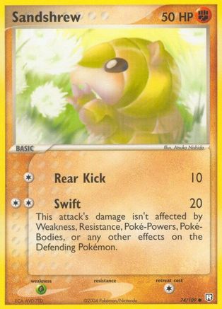 Sandshrew  - Reverse Holofoil Team Rocket Returns - Common