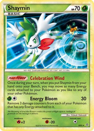 Shaymin 008  - Holofoil Unleashed - Holo Rare