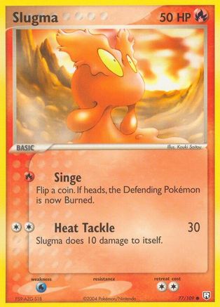Slugma  - Reverse Holofoil Team Rocket Returns - Common