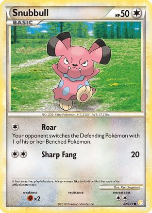 Snubbull  HeartGold SoulSilver - Common