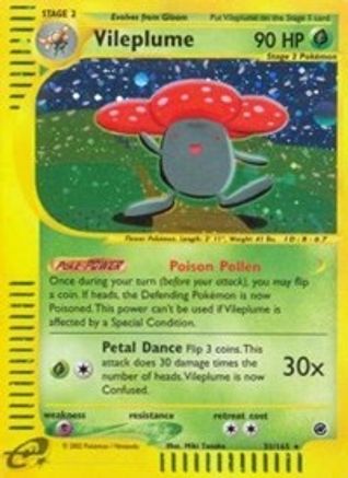 Vileplume (31)  - Reverse Holofoil Expedition - Holo Rare