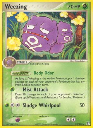 Weezing  Delta Species - Rare