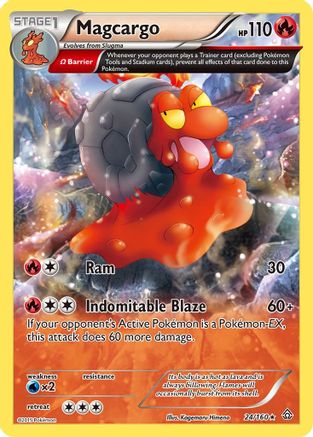 Magcargo (Omega) 024/160  XY  Primal Clash - Rare