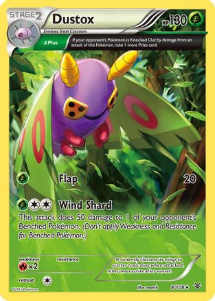 Dustox (8 Delta) 008/108  XY  Roaring Skies - Rare