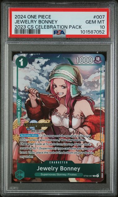 2024 ONE PIECE CHAMPIONSHIP 2023 CELEBRATION PACK #007 JEWELRY BONNEY
