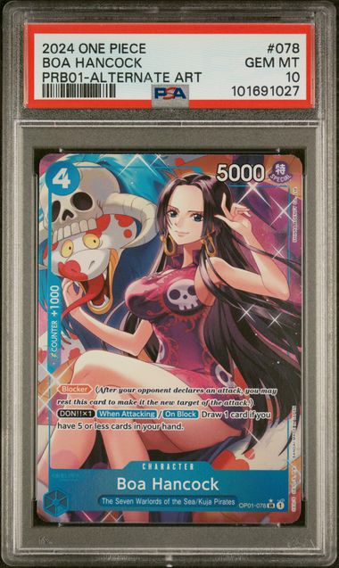 2024 ONE PIECE PRB01-PREMIUM BOOSTER -ONE PIECE CARD THE BEST- #078 BOA HANCOCK ALTERNATE ART