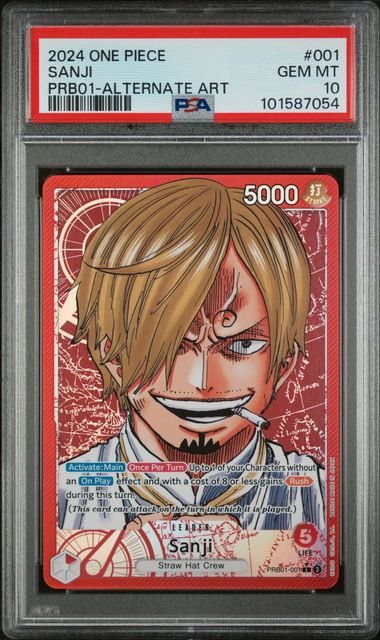 2024 ONE PIECE PRB01-PREMIUM BOOSTER -ONE PIECE CARD THE BEST- #001 SANJI ALTERNATE ART