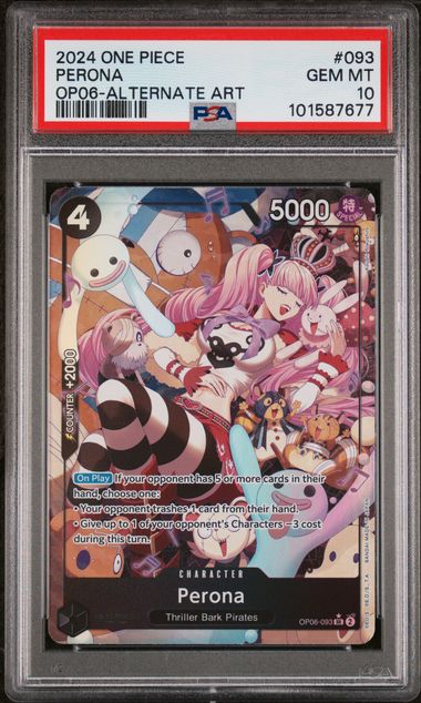 2024 ONE PIECE OP06-WINGS OF THE CAPTAIN #093 PERONA ALTERNATE ART