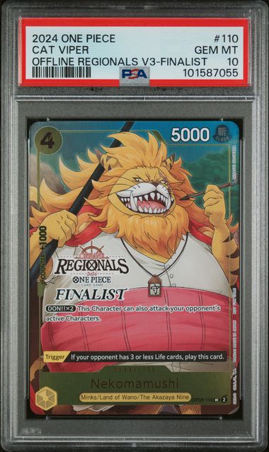 2024 ONE PIECE OFFLINE REGIONALS PACK 2024 VOL.3 #110 CAT VIPER OFFLINE REGIONALS V3-FINALIST