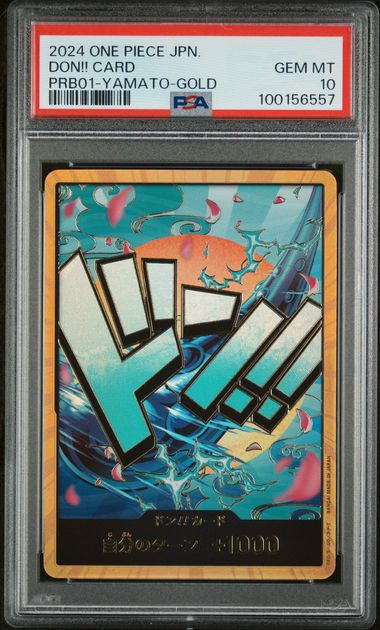 2024 ONE PIECE JAPANESE PRB01-PREMIUM BOOSTER -ONE PIECE CARD THE BEST- DON!! CARD YAMATO-GOLD